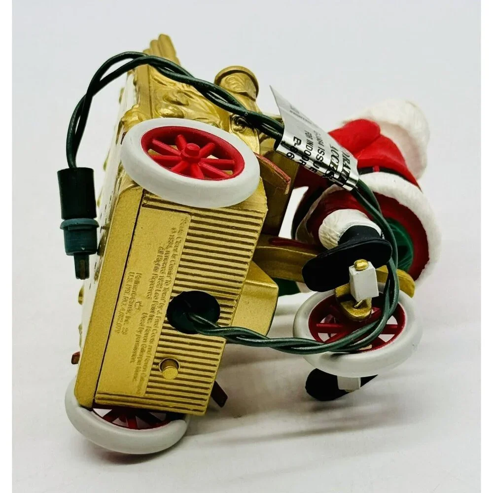 Hallmark Keepsake Santa Sing Along Light Music Ornament 1994 Vintage‎ Magic